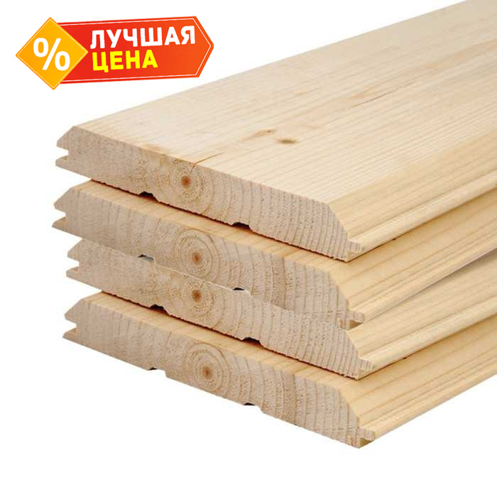 Имитация бруса 17х145х6000 мм АВ Хвоя