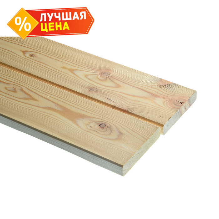 Планкен прямой 21x120x4000 мм АВ Лиственница